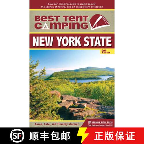 【3-4周达】精装 Best Tent Camping: New York State : Your Car-Camping Guide to Scenic Beauty, the Soun... [9781634041959]