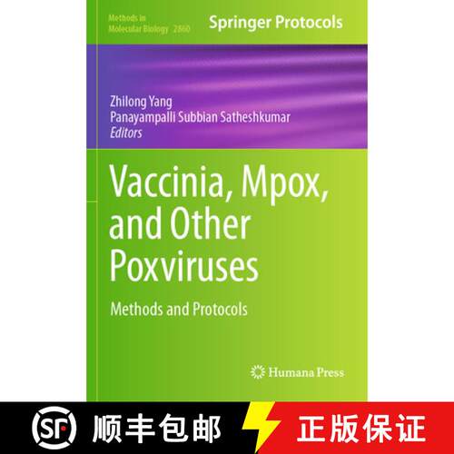 【3-4周达】Vaccinia, Mpox, and Other Poxviruses: Methods and Protocols [9781071641620]