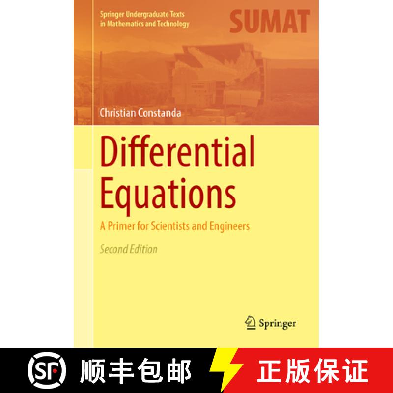 【3-4周达】Differential Equations: A Primer for Scientists and Engineers [9783319502236]