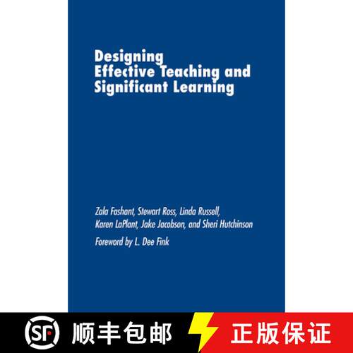 【3-4周达】精装 Designing Effective Teaching and Significant Learning [9781642670042]