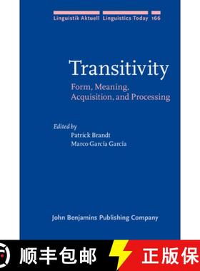 【3-4周达】Transitivity: Form, Meaning, Acquisition, and Processing [9789027255495]