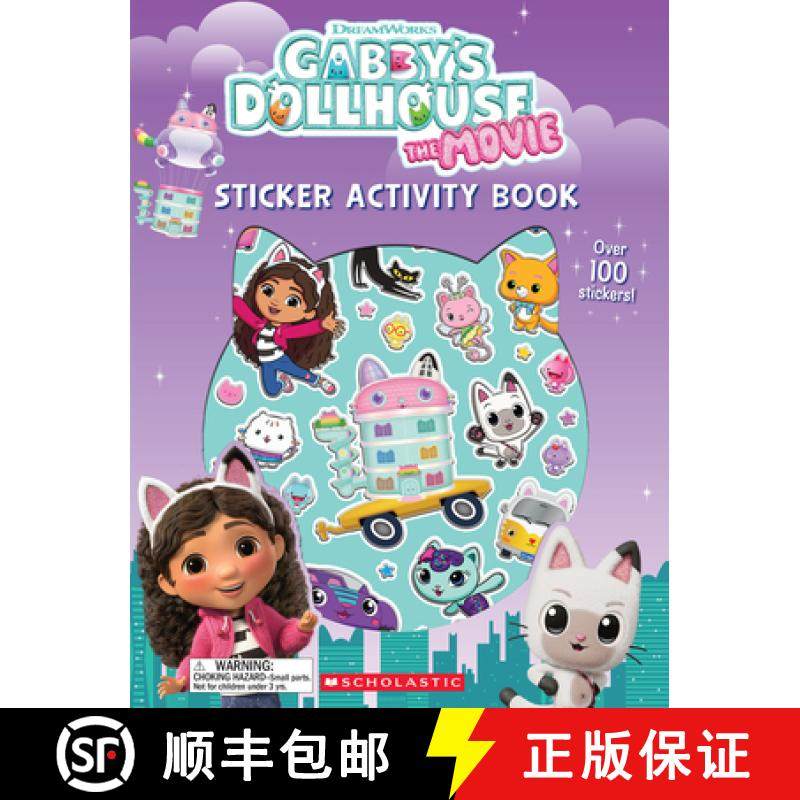 预订 Gabby's Dollhouse: The Movie (Gabby's Dollhouse: Sticker Activity Book with Shiny Stickers) [9781546176237]