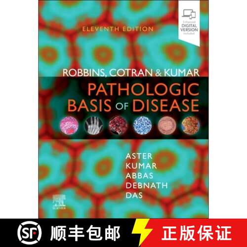 【3-4周达】精装 Robbins, Cotran & Kumar Pathologic Basis of Disease [9780443264528]