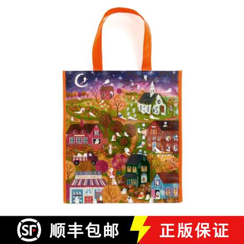 【3-4周达】Joy Laforme Spooky Village Reusable Shopping Bag [9780735386532]