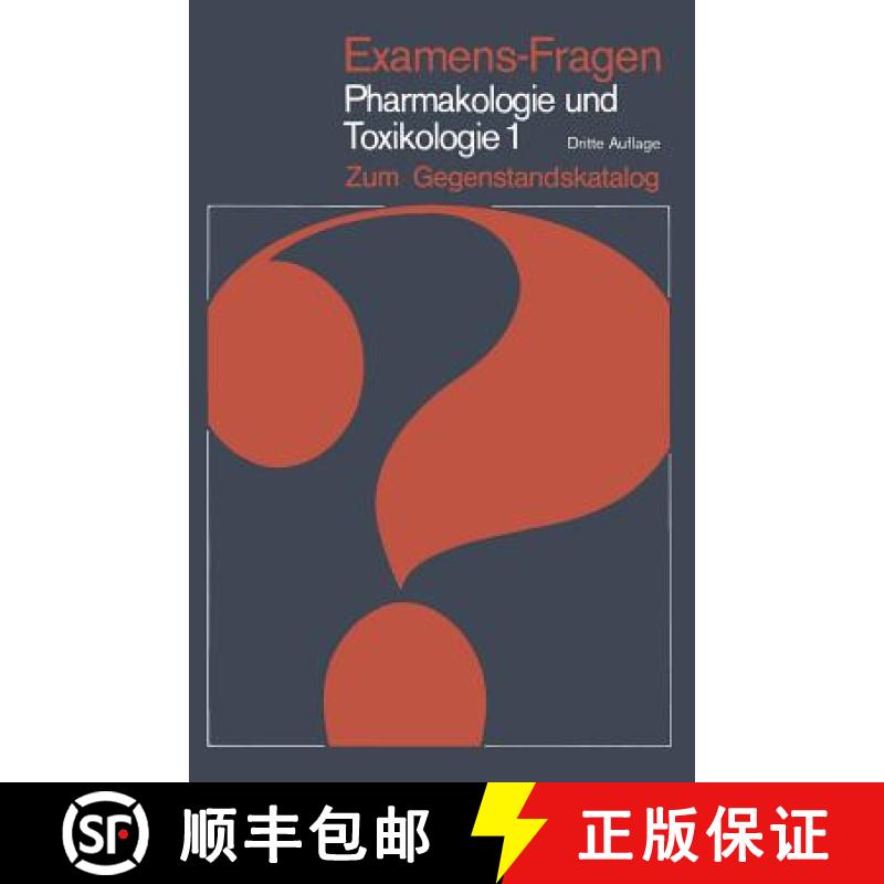 【3-4周达】Examens-Fragen Pharmakologie Und Toxikologie Zum Gegenstandskatalog: 1. Allgemeine Und Sys... [9783540103080]