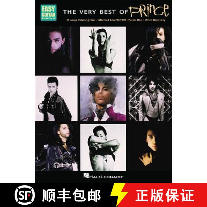 【3-4周达】Very Best of Prince: Easy Arrangements of 17 of Prince's Finest for Easy Guitar [9781617803635]