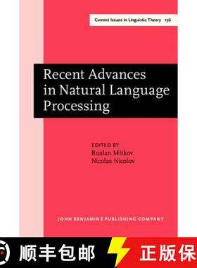 【3-4周达】Recent Advances in Natural Language Processing [9789027236401]