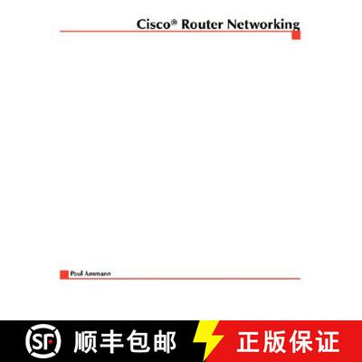 【3-4周达】Cisco Router Internetworking [9780071356275]
