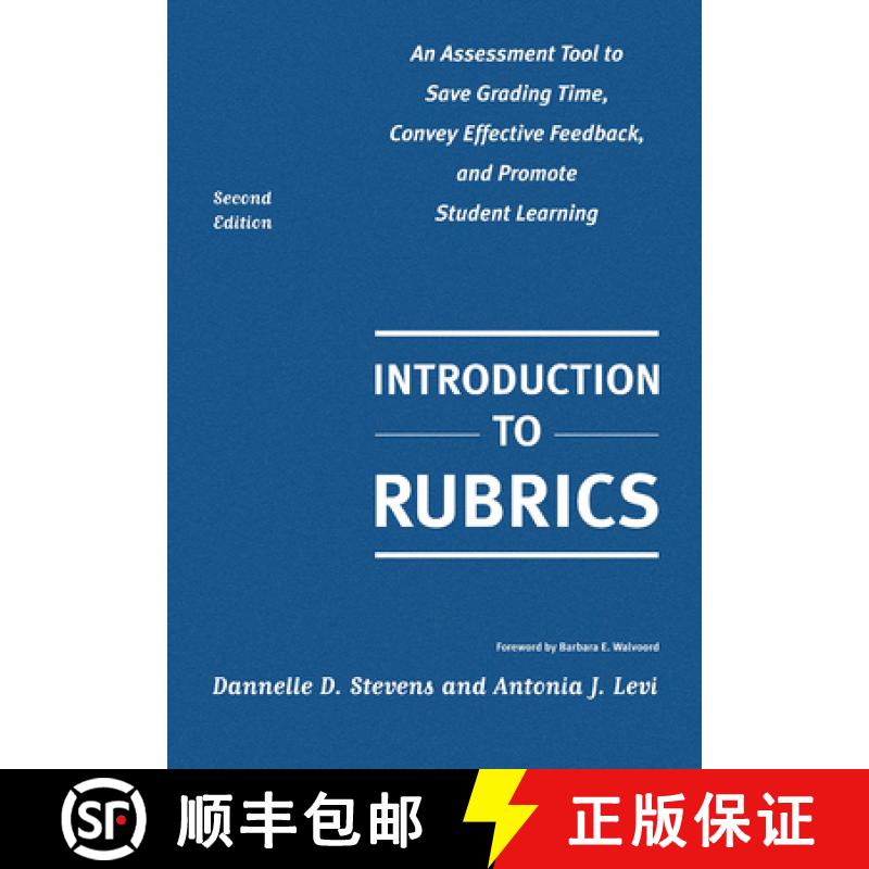 【3-4周达】Introduction to Rubrics: An Assessment Tool to Save Grading Time, Convey Effective Feedbac... [9781579225872]