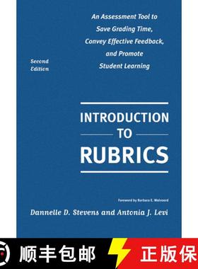 【3-4周达】Introduction to Rubrics: An Assessment Tool to Save Grading Time, Convey Effective Feedbac... [9781579225872]