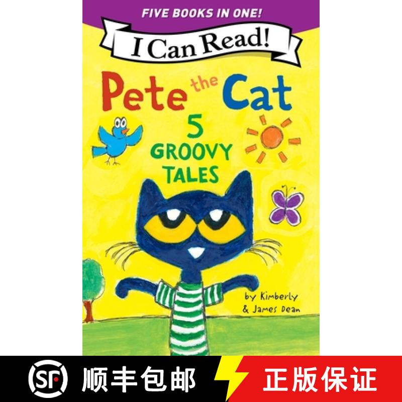 【3-4周达】Pete the Cat: 5 Groovy Tales: 5 Level One I Can Reads in One! Pete the Cat Goes Camping, P... [9780063384750]