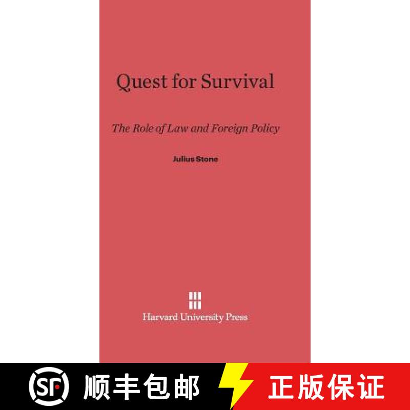 预订 Quest for Survival: The Role of Law and Foreign Policy [9780674594272]
