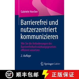 Barrierefrei 9783658485191 Barrierefre... Sie 4周达 die nutzerzentriert und des kommunizieren Anforderungen Wie