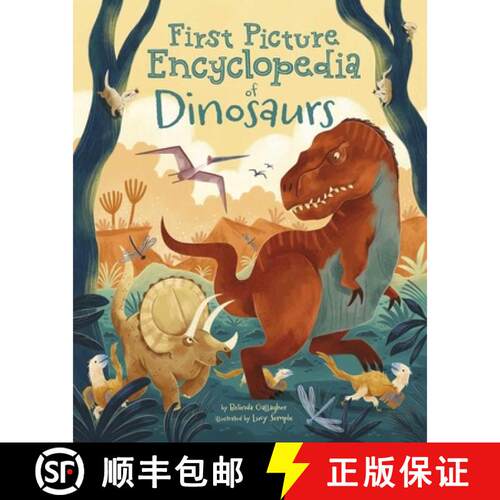 【3-4周达】精装 First Picture Encyclopedia of Dinosaurs [9781398849464]