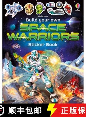 预订 Build Your Own Space Warriors Sticker Book [9781805078937]