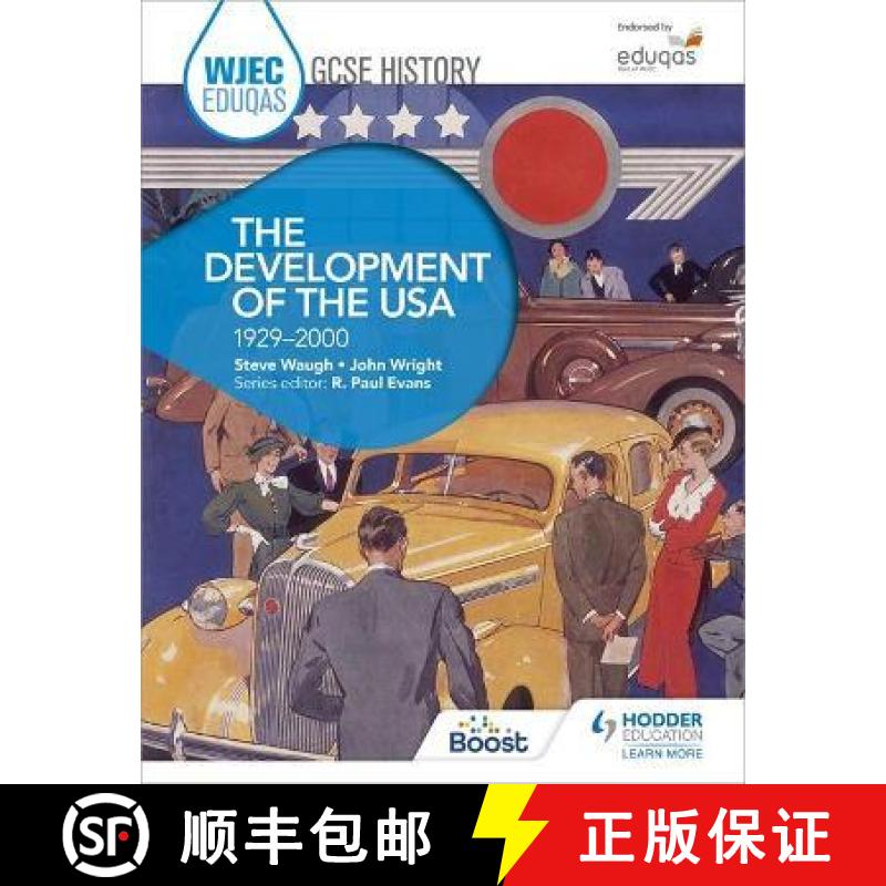【3-4周达】Wjec Eduqas GCSE History: The Development of the USA, 1929-2000 [9781471868146]