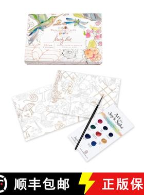 【3-4周达】Watercolor Cards with Foil Touches: Illustrations by Kristy Rice [9780764363146]