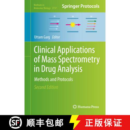 【3-4周达】精装 Clinical Applications of Mass Spectrometry in Drug Analysis : Methods and Protocols (... [9781071635407]