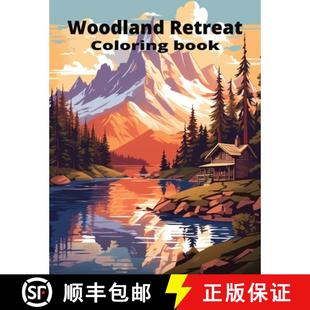 预订 Hideaways Serenity Serene Nature Pages Tranquil Min... 9798869047854 Forest Scenes for Retreat Woodland