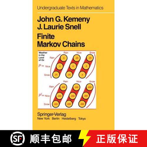 【3-4周达】精装 Finite Markov Chains: With a New Appendix Generalization of a Fundamental Matrix [9780387901923]