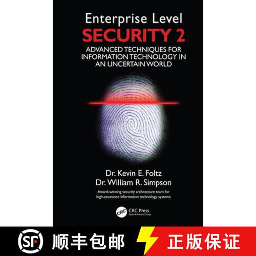 【3-4周达】精装 Enterprise Level Security 2 : Advanced Techniques for Information Technology in an Un... [9780367531737]