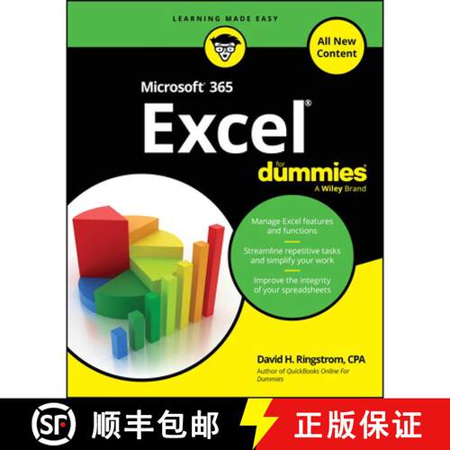 【3-4周达】Microsoft 365 Excel For Dummies [9781394317103]