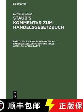 预订 Buch 1: Handelsstand, Buch 2: Handelsgesellschaften Und Stille Gesellschaften: Handelsstand, Buc... [9783111158808]