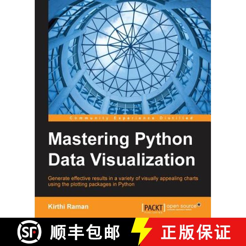 预订 Mastering Python Data Visualization: Generate effective results in a variety of visually appeali... [9781783988327]