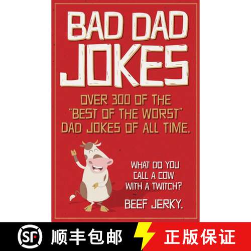 【3-4周达】Bad Dad Jokes Paperback Gift Book [9781682349397]