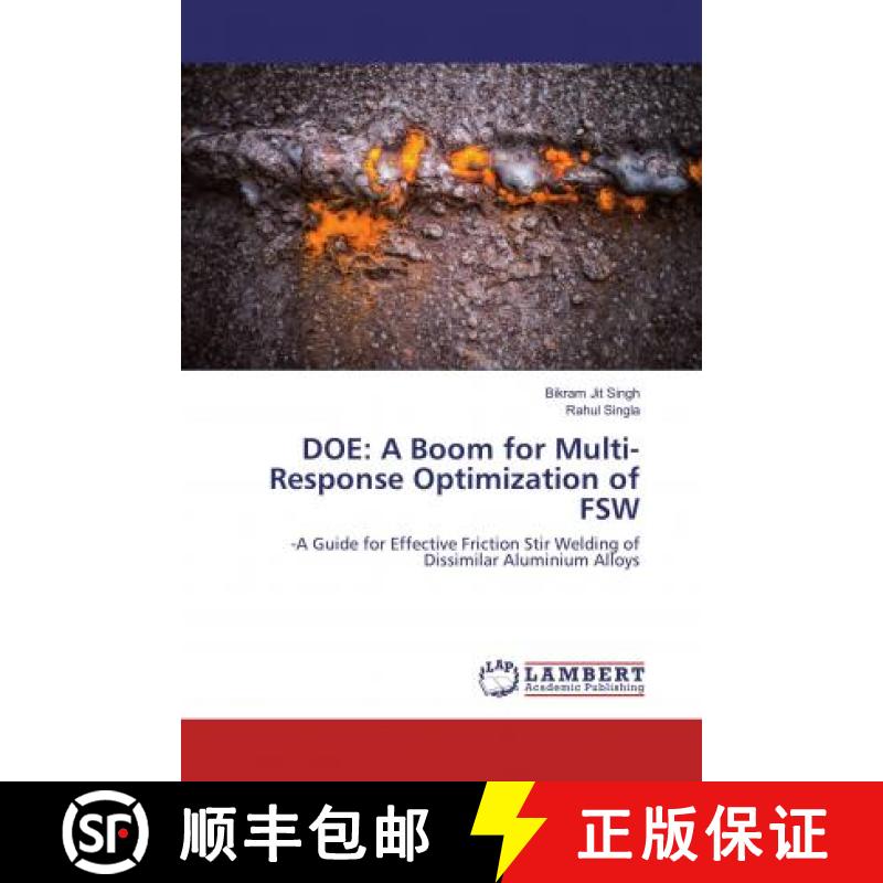 预订 DOE: A Boom for Multi-Response Optimization of FSW [9786202199094]