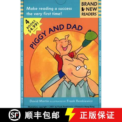 【3-4周达】Piggy and Dad: Brand New Readers [9780763613273]