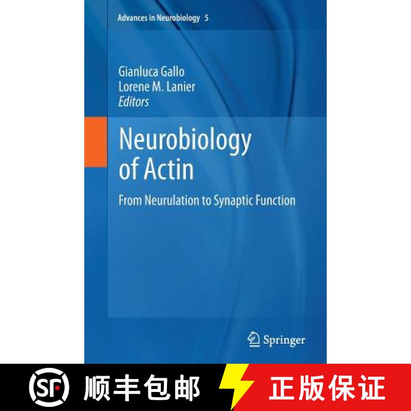 【3-4周达】Neurobiology of Actin : From Neurulation to Synaptic Function [9781461427254]
