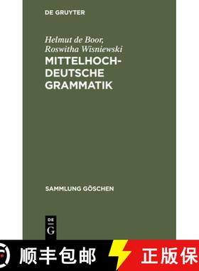 预订 Mittelhochdeutsche Grammatik [9783110157420]