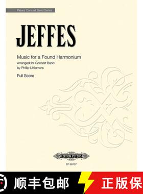 【3-4周达】Music for a Found Harmonium: Arranged for Concert Band, Conductor Score [9790300761626]