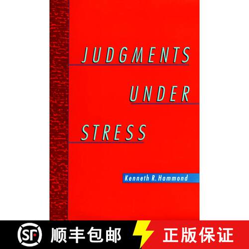 【3-4周达】精装 Judgments Under Stress [9780195131437]