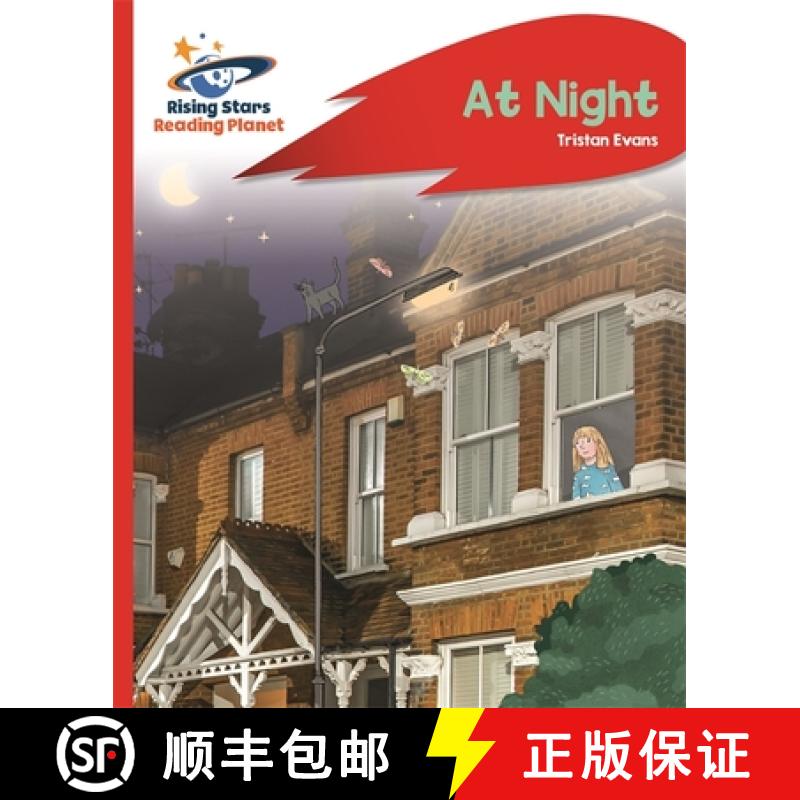 【3-4周达】Reading Planet - At Night - Red C: Rocket Phonics [9781510485884]