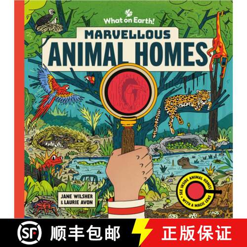 【3-4周达】精装 Marvellous Animal Homes: A Magic Lens Book [9781804661475]