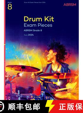 【3-4周达】ABRSM drum kit exam pieces 2024 grade 8 (preorder) [9781786016225]