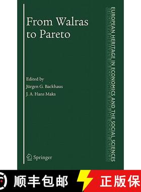 【3-4周达】From Walras to Pareto [9780387337562]