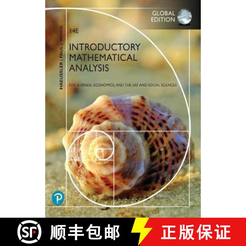 【3-4周达】Introductory Mathematical Analysis for Business, Economics, and the Life and Social Scienc... [9781292413020]