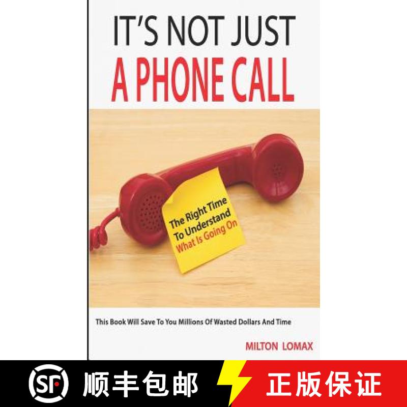 【3-4周达】It's Not Just a Phone Call: The Right Time To Understand What Is Going On ( This Book Will... [9789779057149]