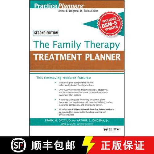 【3-4周达】The Family Therapy Treatment Planner, With Dsm-5 Updates, 2Nd Edition [Wiley心理学] [9781119063070]