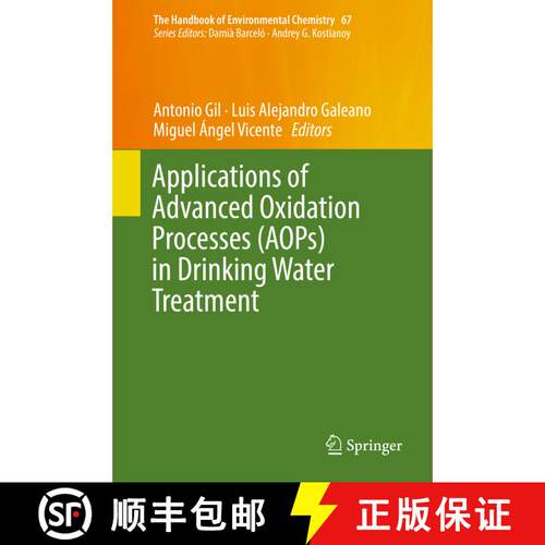 【3-4周达】精装 Applications of Advanced Oxidation Processes (AOPs) in Drinking Water Treatment (1st ... [9783319768816]
