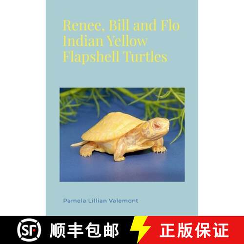 【3-4周达】Renee, Bill and Flo Indian Yellow Flapshell Turtles [9781326377564]