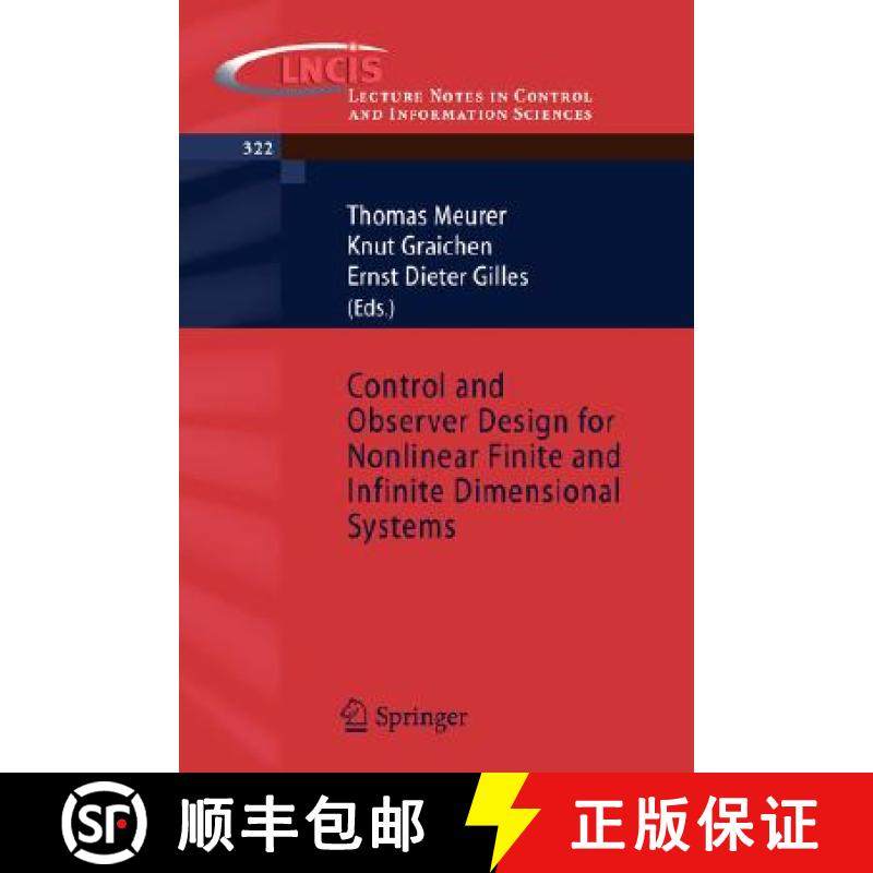 【3-4周达】Control and Observer Design for Nonlinear Finite and Infinite Dimensional Systems [9783540279389]