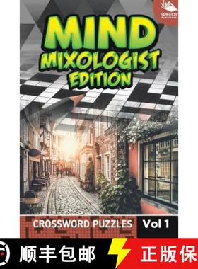 【3-4周达】Mind Mixologist Edition Vol 1 : Crossword Puzzles [9781682803776]