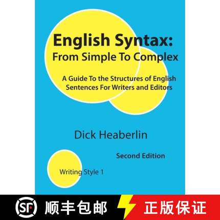 【3-4周达】English Syntax, From Simple to Complex, Second Edition [9780979496486]
