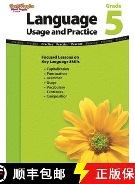 预订 Language Usage and Practice Grade 5: Usage and Practice Reproducible Grade 5 [9781419027826]