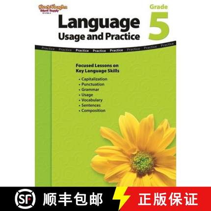 预订 Language Usage and Practice Grade 5: Usage and Practice Reproducible Grade 5 [9781419027826]