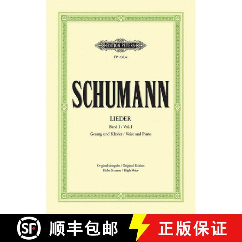 【3-4周达】Complete Songs (High Voice): 77 Songs, Incl. Myrthen, Liederkreis, Frauenliebe, Dichterlie... [9790014010744]